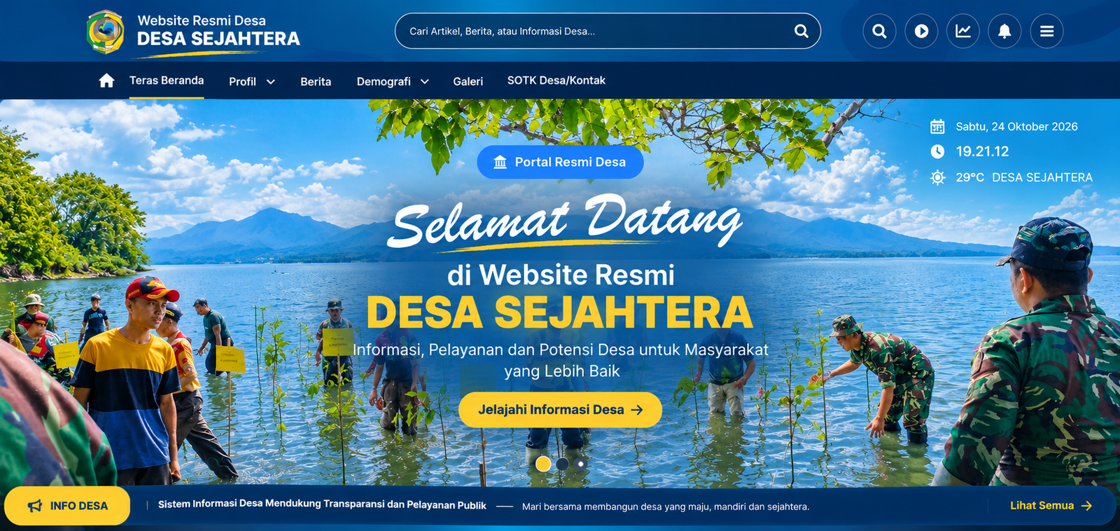Sistem Informasi Desa : Membangun Layanan Informasi Desa yang Lebih Terbuka dan Mudah Diakses